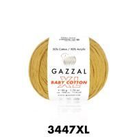 GAZZAL  BABY COTTON XL  3447 - 50% Хлопок, 50% Акрил 50 г/105 м