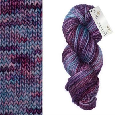 GAZZAL Worm (3883) 100% шерсть мериноса супервош 150 г / 120 м